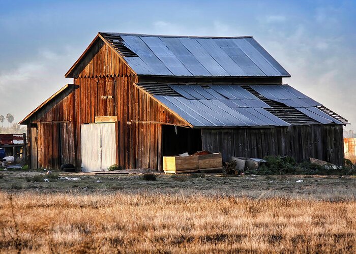 Barn Greeting Card featuring the photograph Hot Tin Roof by Gene Parks