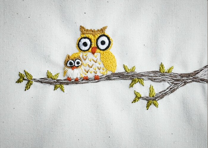 Owl Greeting Card featuring the photograph How are Yoooo? by Carol Jorgensen