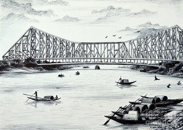 Kolkata Bazaar Drawing by Piyaali B Samanta - Pixels