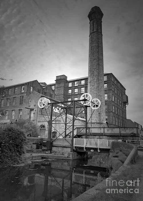 Industrial Greeting Card featuring the photograph Huddersfield Wool Mill by Gemma Reece-Holloway