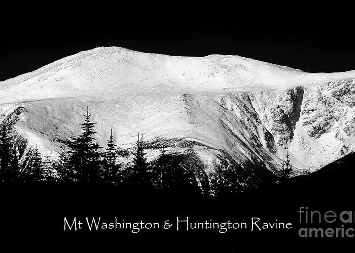 Mt Washington Greeting Card featuring the photograph Huntington Ravine by Sharon Seaward