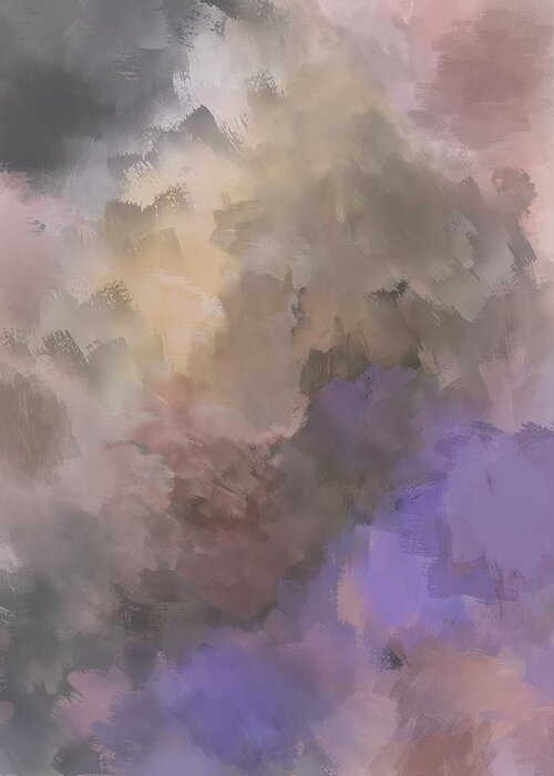  Greeting Card featuring the digital art In The Clouds by Michelle Hoffmann