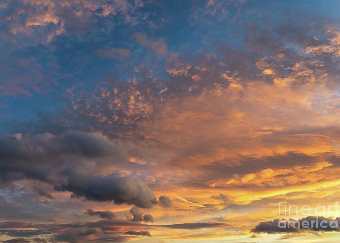 Clouds Greeting Card featuring the photograph In the sea of clouds 3 by Adriana Mueller