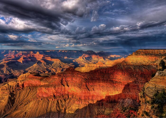 Grand Canyon Greeting Card featuring the photograph Inspiration by Beth Sargent