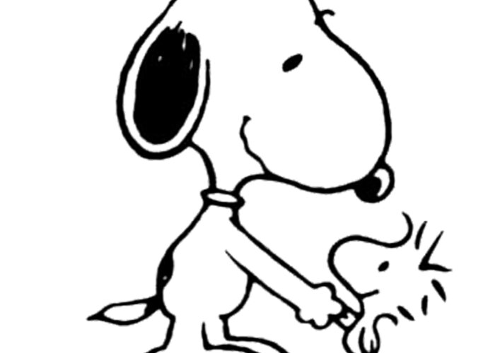 SNOOPY READING IS MY THING GREETING CARD 
