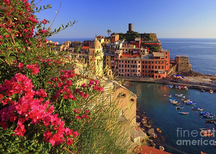 Italy Greeting Card featuring the photograph Italy, Liguria, Cinque Terre by Davide Carlo Cenadelli - eStock Photo