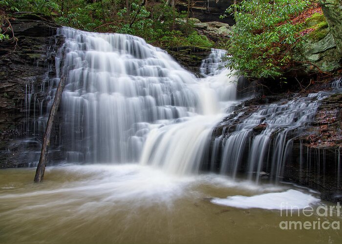 Jack Rock Falls Greeting Card featuring the photograph Jack Rock Falls 20 by Phil Perkins