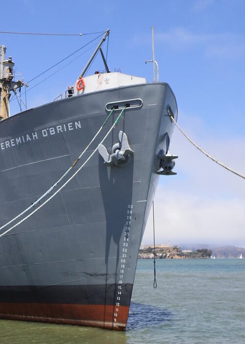Ship Greeting Card featuring the photograph Jeremiah O' Brien by Heather E Harman