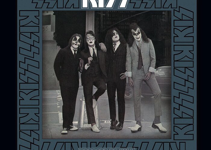 Kiss Greeting Card featuring the photograph Kiss Band by Kiss