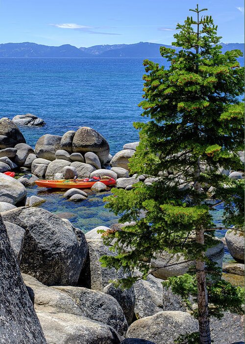 Lake Tahoe Greeting Card featuring the photograph Lake Tahoe Relaxation by Tony Locke