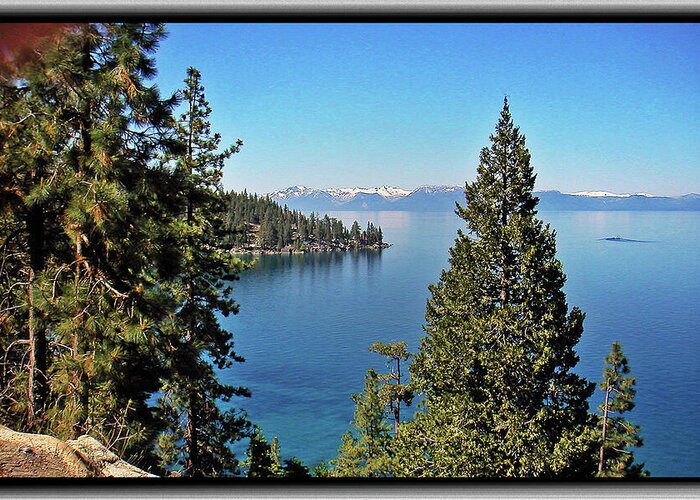 Lake Greeting Card featuring the photograph Lake Tahoe by Richard Risely