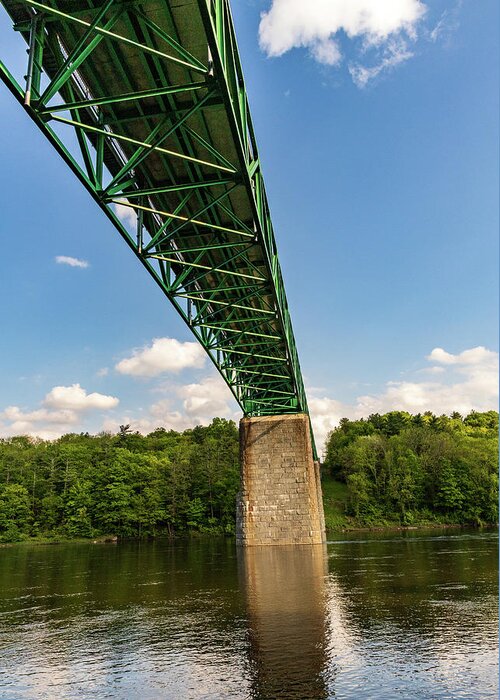 Photographs Greeting Card featuring the photograph Landscape Photography - Milford PA Bridge by Amelia Pearn