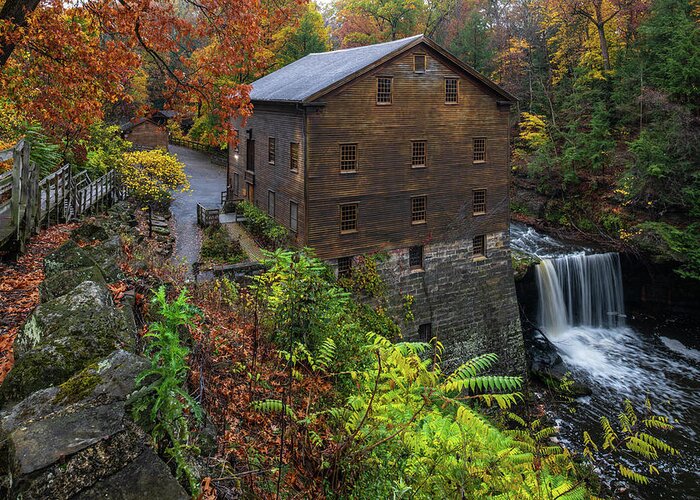 Youngstown Greeting Card featuring the photograph Lantermans Mill by Sebastian Musial