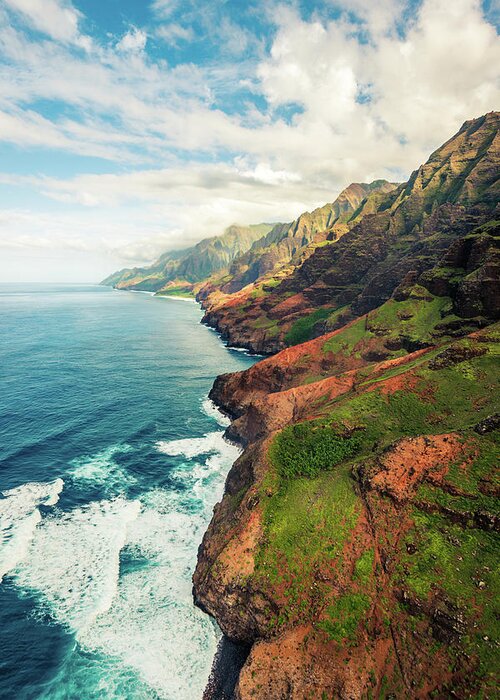 Napali Greeting Card featuring the photograph Larger Than Life by Slow Fuse Photography