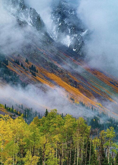 Colorado Greeting Card featuring the photograph Layers of Color by David Downs