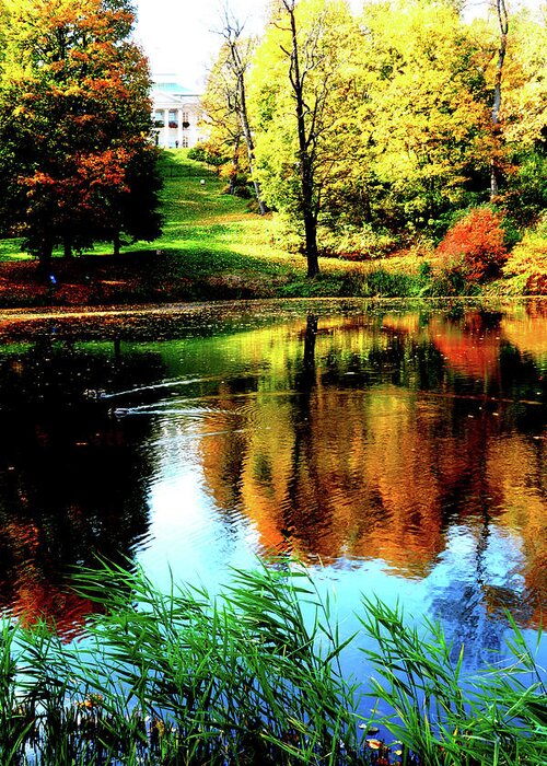 Lazienki Greeting Card featuring the photograph Lazienki Park In Warsaw, Poland 12 by John Siest