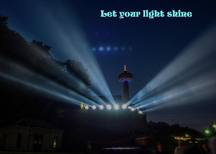 Light Greeting Card featuring the photograph Let Your Light Shine by James C Richardson