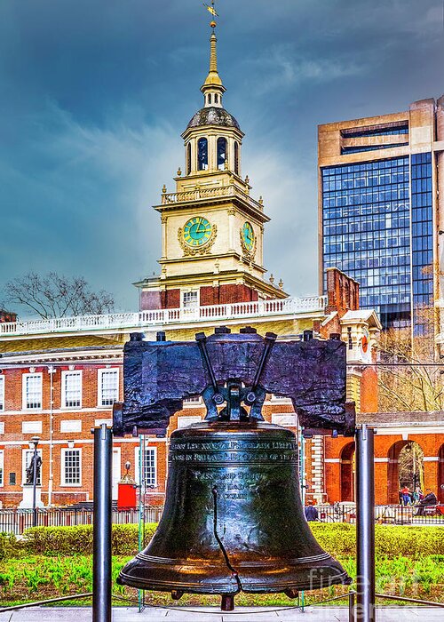 Bell Greeting Card featuring the photograph Liberty Bell by Nick Zelinsky Jr