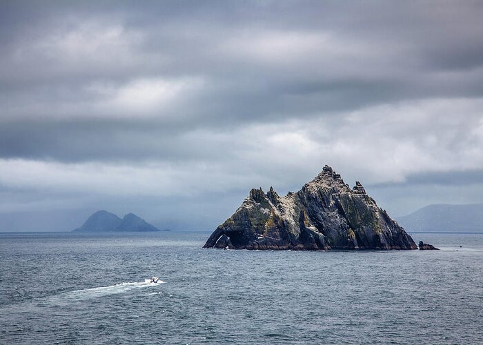 Ireland Greeting Card featuring the photograph Light on Skellig Beag by Sublime Ireland