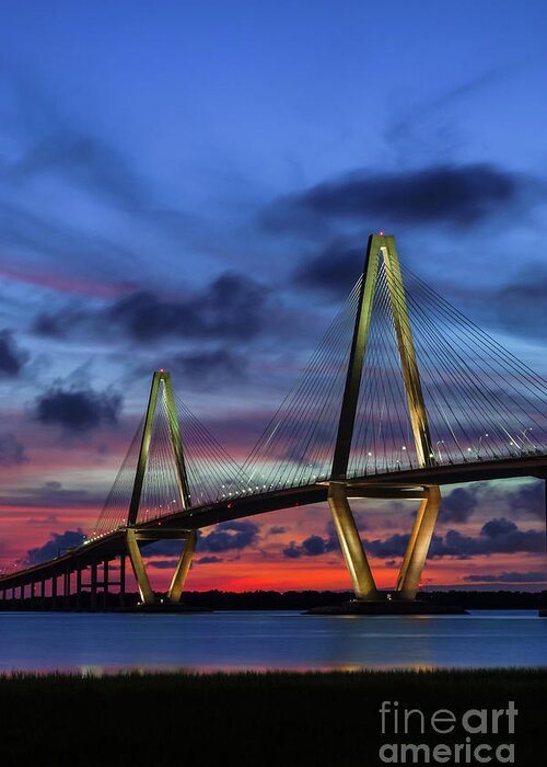Charleston Greeting Card featuring the photograph Lighting It Up by Jennifer White