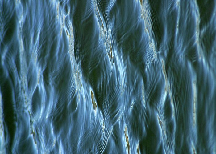 Liquid Greeting Card featuring the photograph Liquid Abstract by Joseph A Langley