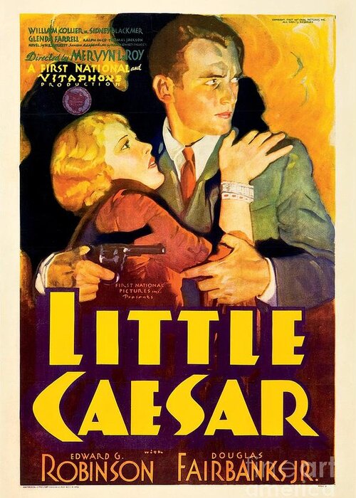 Little Greeting Card featuring the photograph Little Caesar Edward G.Robinson by Action