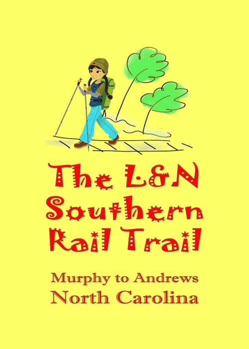 L&n Greeting Card featuring the photograph LN Southern Rail Trail Girl Hiker by Debra and Dave Vanderlaan
