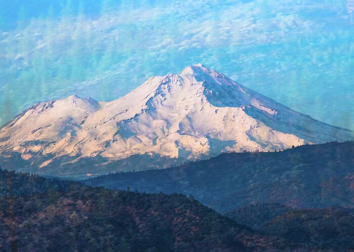 Mountain Greeting Card featuring the photograph Love Lifted Me by Alan C Wade