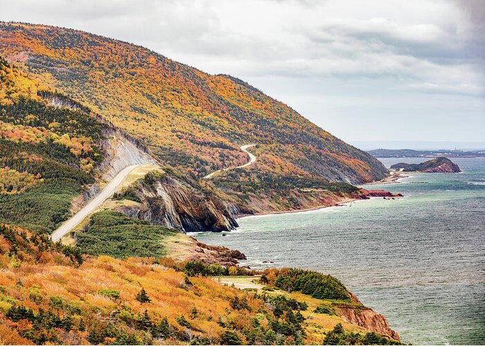 Cabot Trail Greeting Card featuring the photograph Love the Ups and Downs by Manpreet Sokhi