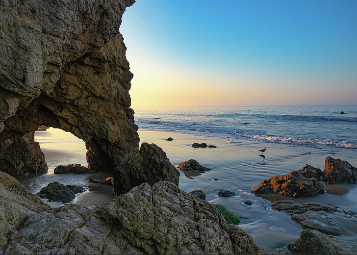 Beach Greeting Card featuring the photograph Low Tide at El Matador State Beach by Matthew DeGrushe