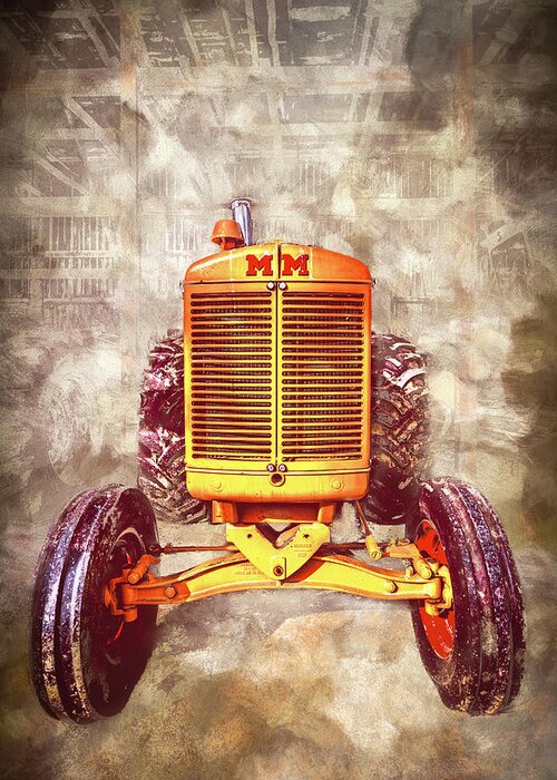 Tractor Greeting Card featuring the photograph Master Of The Machine Shed 2 by Jim Love