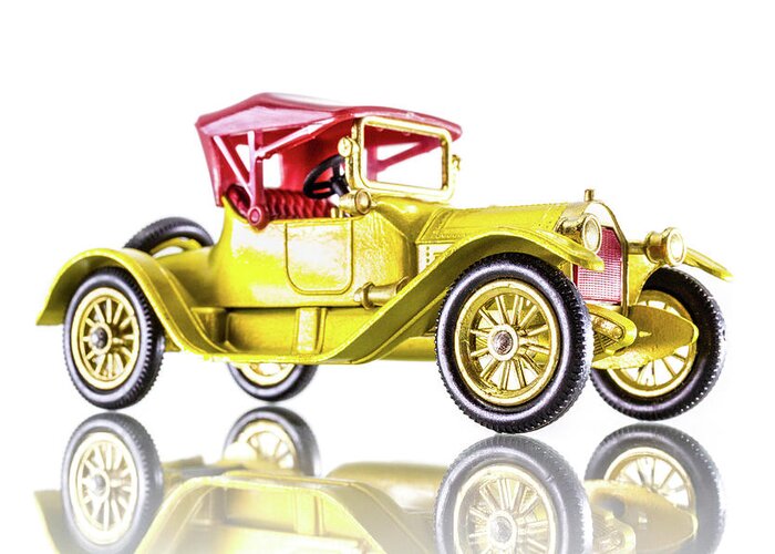 Cadillac Greeting Card featuring the photograph Matchbox Models of Yesteryear Y-6 Cadillac 1913 by Viktor Wallon-Hars
