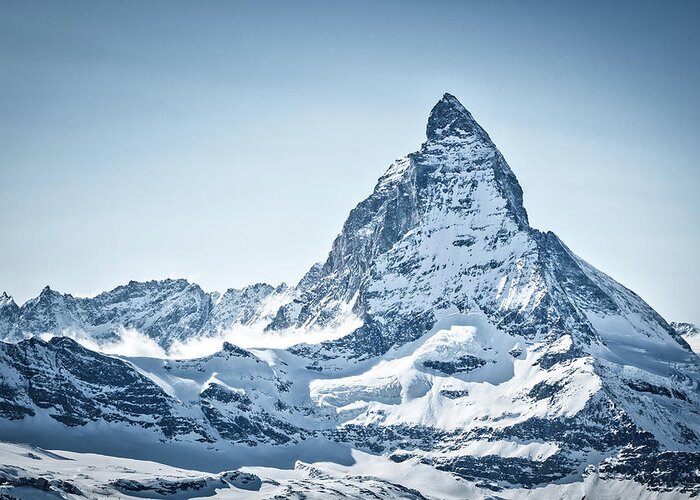 Resolution Greeting Card featuring the photograph Matterhorn by Rick Deacon