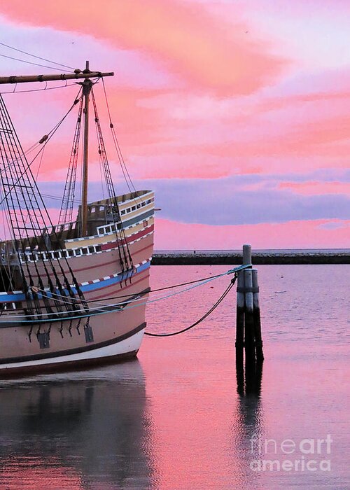 Mayflower Ii Greeting Card featuring the photograph Mayflower II 2023 March 24 by Janice Drew