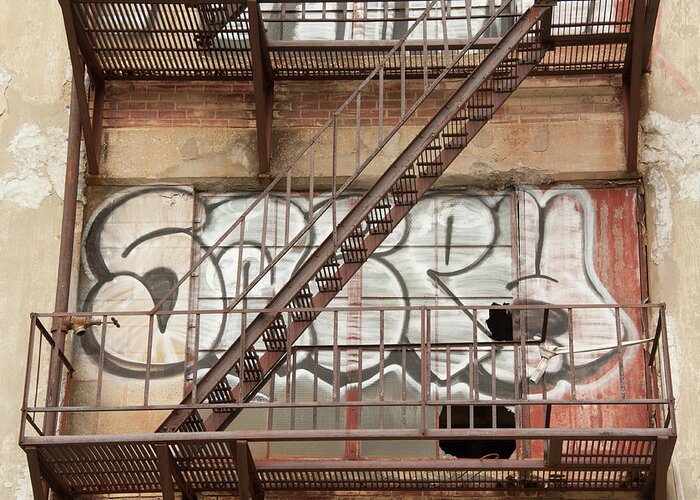Abandoned Greeting Card featuring the photograph Memphis Urban Decay 001 by James C Richardson