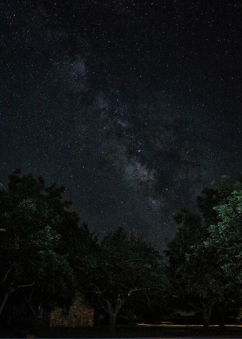 Milky Way Greeting Card featuring the photograph Milky Way by Brad Barton