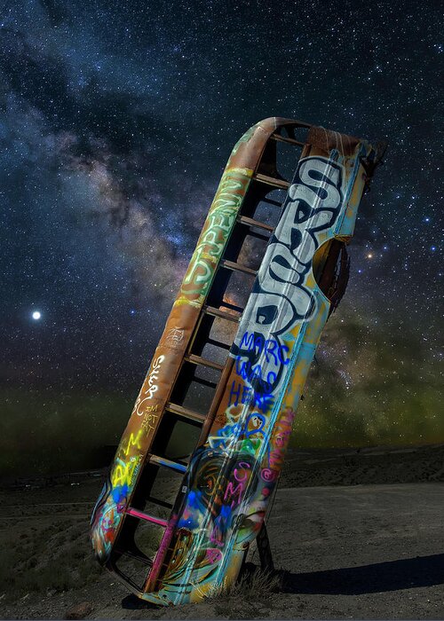 2020 Greeting Card featuring the photograph Milky Way Over Mojave 5 by James Sage