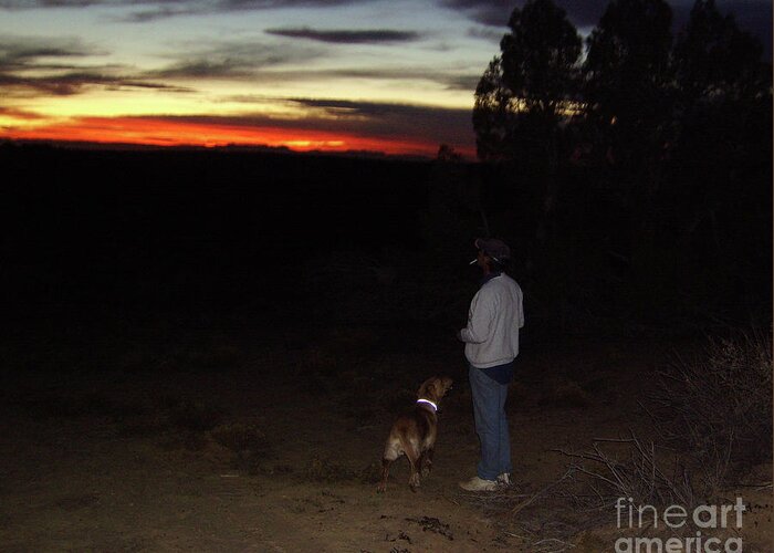 Sunset Greeting Card featuring the photograph Missing You by Doug Miller