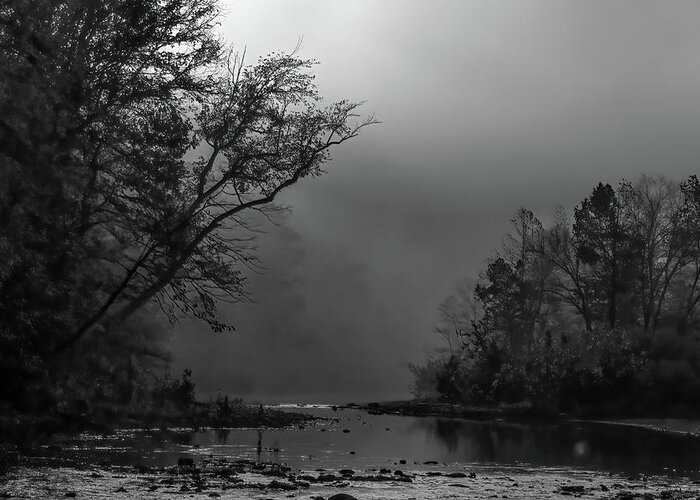 Buffalo River Greeting Card featuring the photograph Mist on the River by James Barber