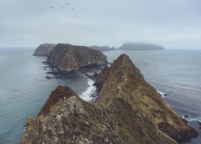 Channel Islands National Park Greeting Card featuring the photograph Moody Anacapa by Alexander Kunz