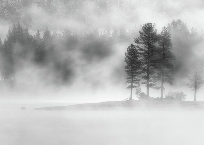 Lake Greeting Card featuring the photograph Moody Dawn by Mike Lee