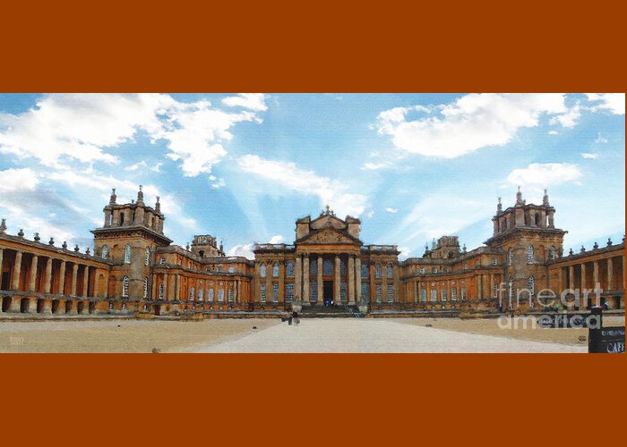 Blenheim Palace Greeting Card featuring the photograph Morning at Blenheim Palace by Brian Watt