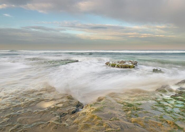 Solana Beach Greeting Card featuring the photograph Morning at Tabletop Reef by Alexander Kunz