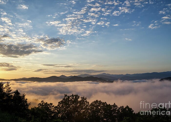 Tennessee Greeting Card featuring the photograph Morning on the Foothills Parkway 4 by Phil Perkins