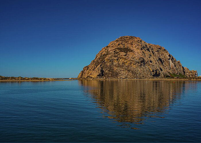 Bay Greeting Card featuring the photograph Morro Rock by Local Snaps Photography