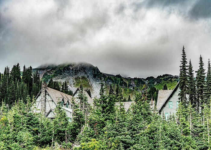 Landscape Greeting Card featuring the photograph Mountain Retreat Washington State by Bob Slitzan