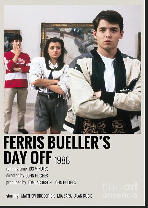 Ferris Buellers Day Off Greeting Cards for Sale - Fine Art America