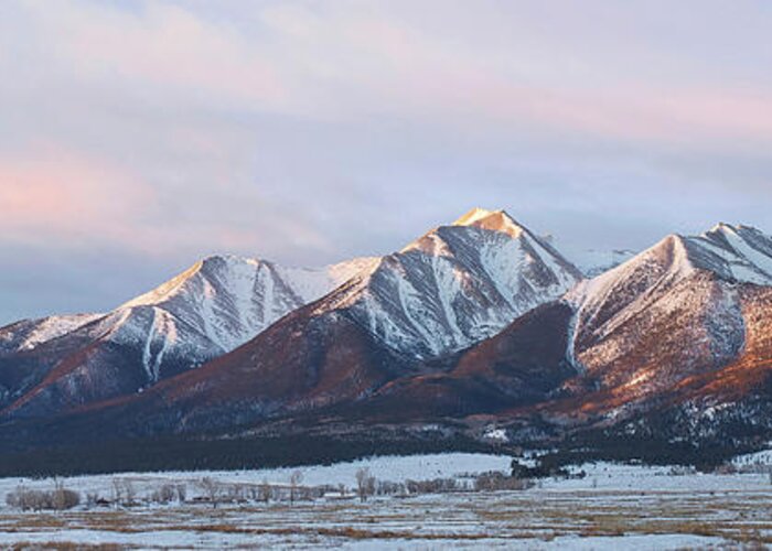 Colorado Greeting Card featuring the photograph Mt. Princeton Panorama by Aaron Spong
