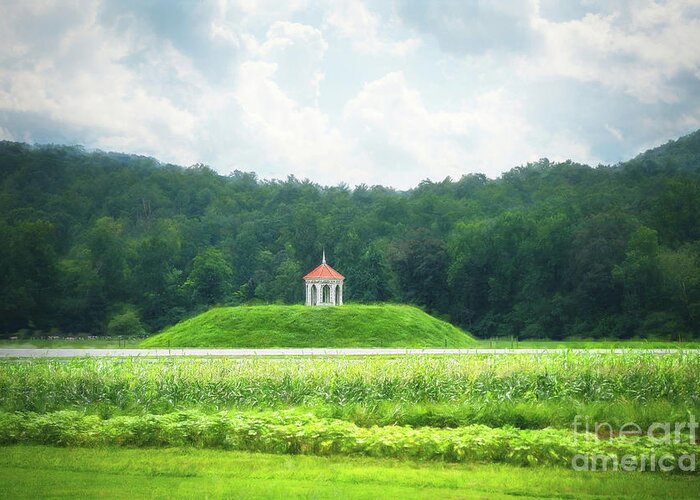Nacoochee Greeting Card featuring the photograph Nacoochee Indian Mound by Amy Dundon