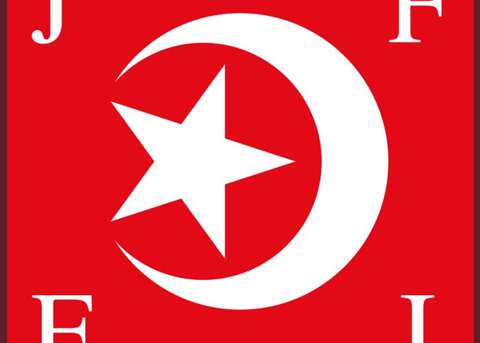Banner Greeting Card featuring the digital art Nation Of Islam Flag by Frederick Holiday
